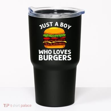 Cool Burger Art For Boy Hamburger Cheeseburger Lover Tumbler