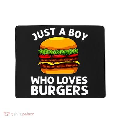 Cool Burger Art For Boy Hamburger Cheeseburger Lover Mousepad