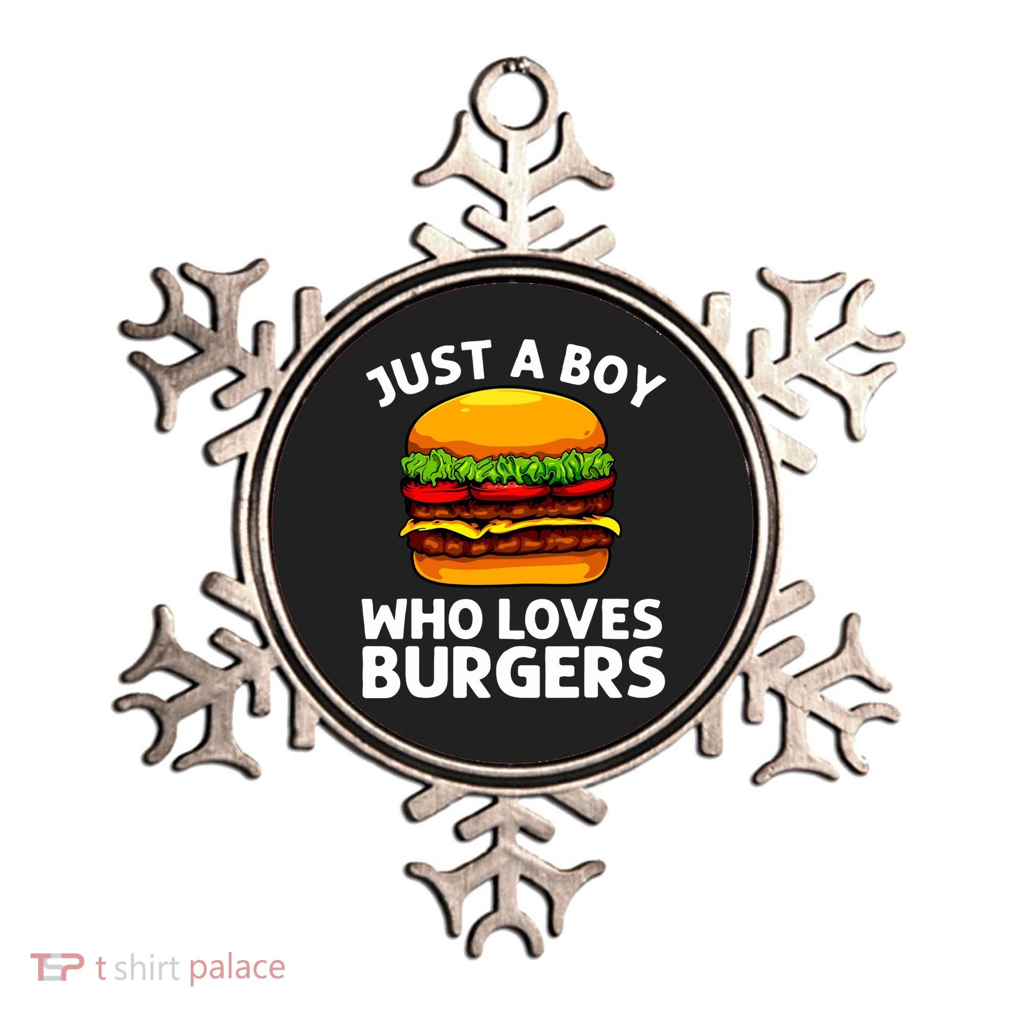 Cool Burger Art For Boy Hamburger Cheeseburger Lover Ornament