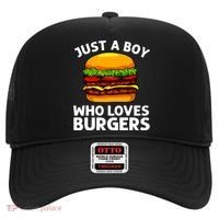 Cool Burger Art For Boy Hamburger Cheeseburger Lover Hat thumb 0