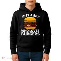 Cool Burger Art For Boy Hamburger Cheeseburger Lover Kids Hoodie thumb 4