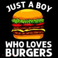 Cool Burger Art For Boy Hamburger Cheeseburger Lover Tote Bag thumb 4