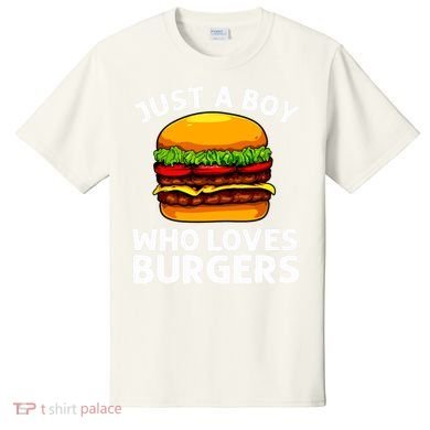 Cool Burger Art For Boy Hamburger Cheeseburger Lover T-Shirt