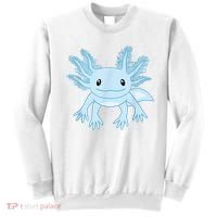 Cute Blue Axolotl Kawaii Aesthetic Axolotls Sweatshirt thumb 0