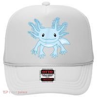 Cute Blue Axolotl Kawaii Aesthetic Axolotls Hat thumb 0