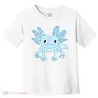 Cute Blue Axolotl Kawaii Aesthetic Axolotls Toddler T-Shirt thumb 0