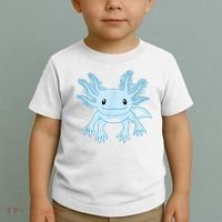 Cute Blue Axolotl Kawaii Aesthetic Axolotls Toddler T-Shirt thumb 2