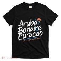 CuraçAo Bonaire Aruba The Caribbean Islands Abc Vacation T-Shirt thumb 0