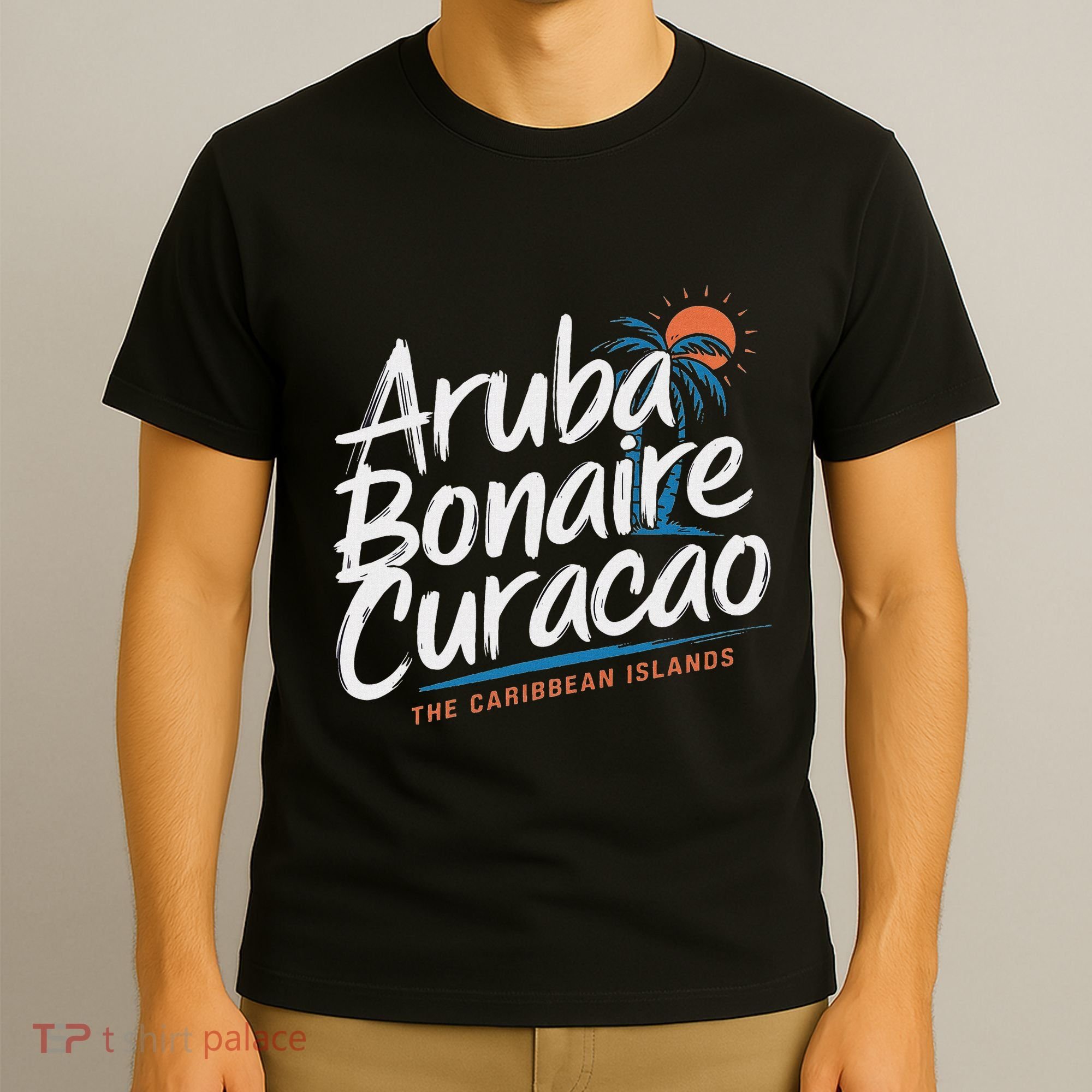 CuraçAo Bonaire Aruba The Caribbean Islands Abc Vacation T-Shirt