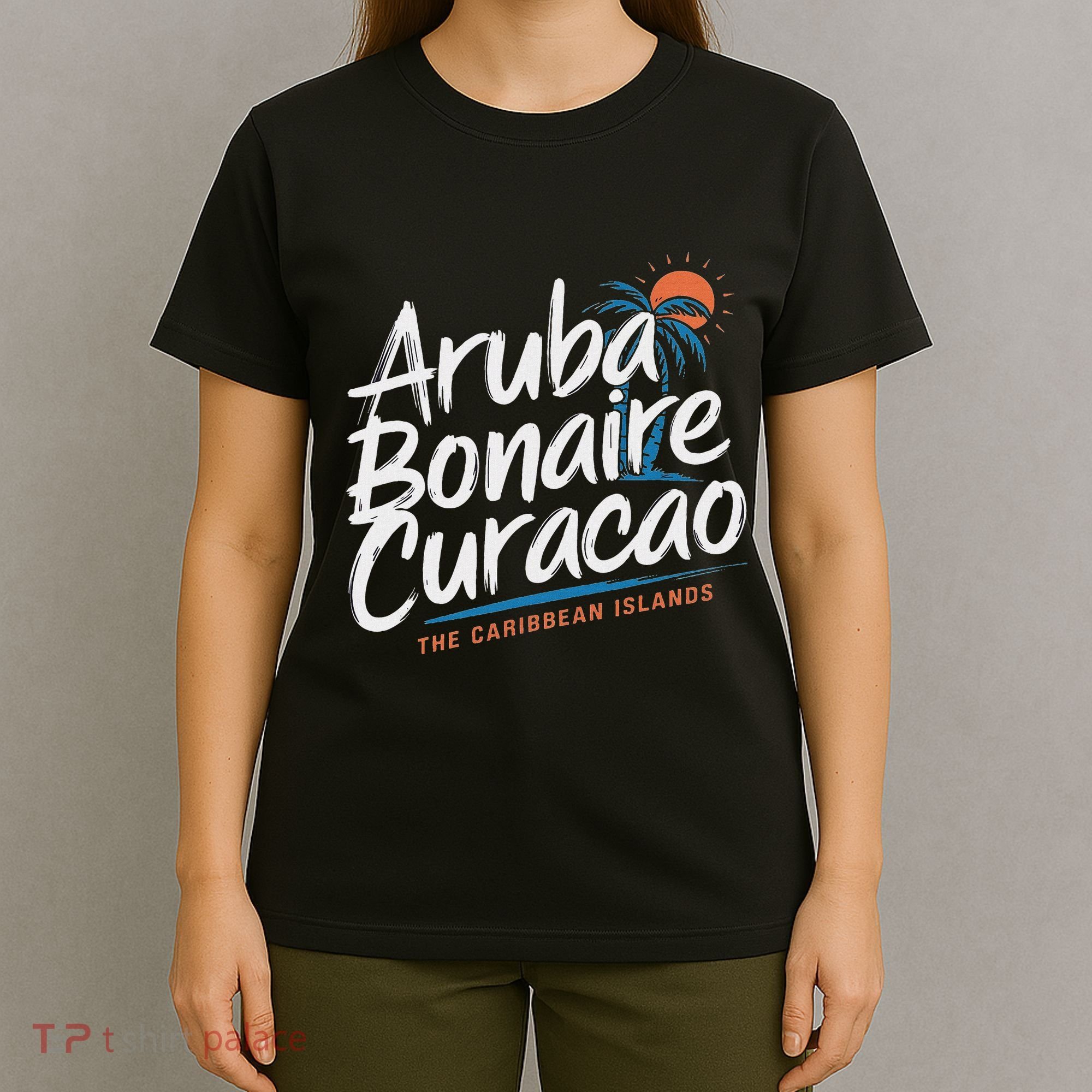 CuraçAo Bonaire Aruba The Caribbean Islands Abc Vacation T-Shirt