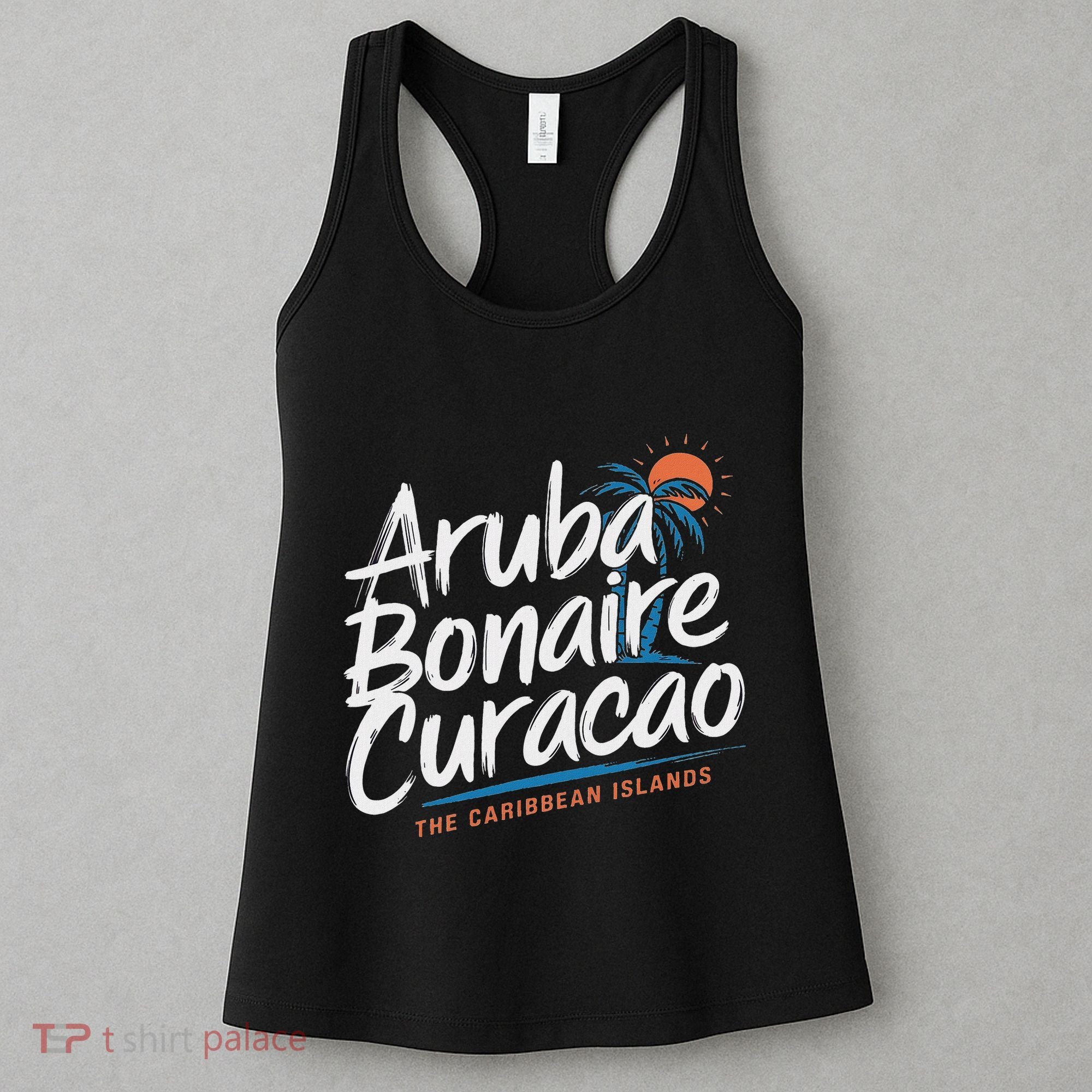 CuraçAo Bonaire Aruba The Caribbean Islands Abc Vacation Women's Tank Top