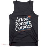 CuraçAo Bonaire Aruba The Caribbean Islands Abc Vacation Tank Top thumb 0