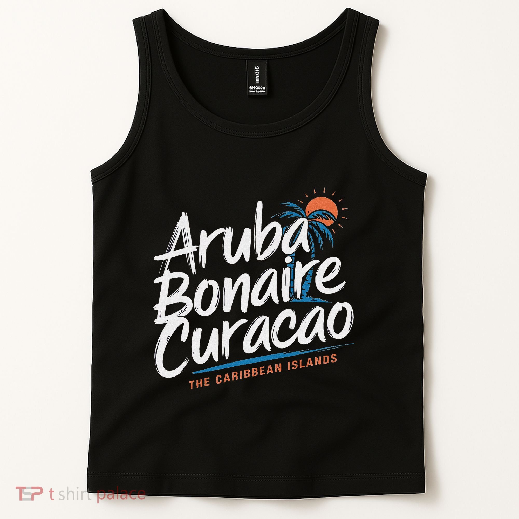 CuraçAo Bonaire Aruba The Caribbean Islands Abc Vacation Tank Top