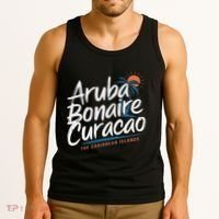 CuraçAo Bonaire Aruba The Caribbean Islands Abc Vacation Tank Top thumb 3