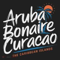 CuraçAo Bonaire Aruba The Caribbean Islands Abc Vacation Golf Towel thumb 3