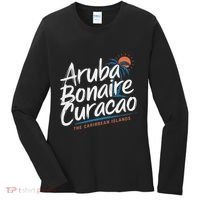 CuraçAo Bonaire Aruba The Caribbean Islands Abc Vacation Women's Long Sleeve Shirt thumb 0