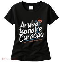 CuraçAo Bonaire Aruba The Caribbean Islands Abc Vacation Women's T-Shirt thumb 0