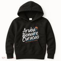 CuraçAo Bonaire Aruba The Caribbean Islands Abc Vacation Kids Hoodie thumb 0