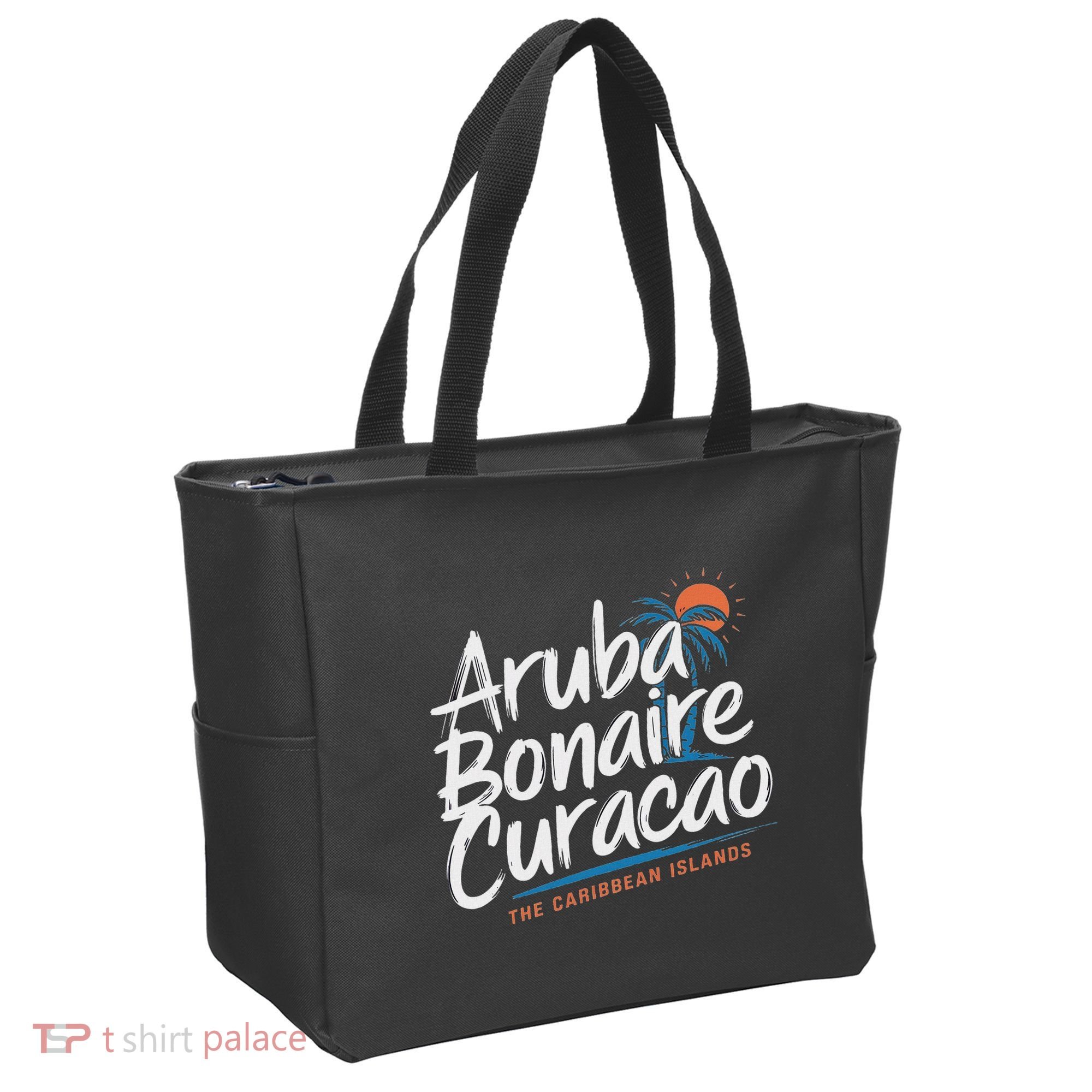 CuraçAo Bonaire Aruba The Caribbean Islands Abc Vacation Tote Bag