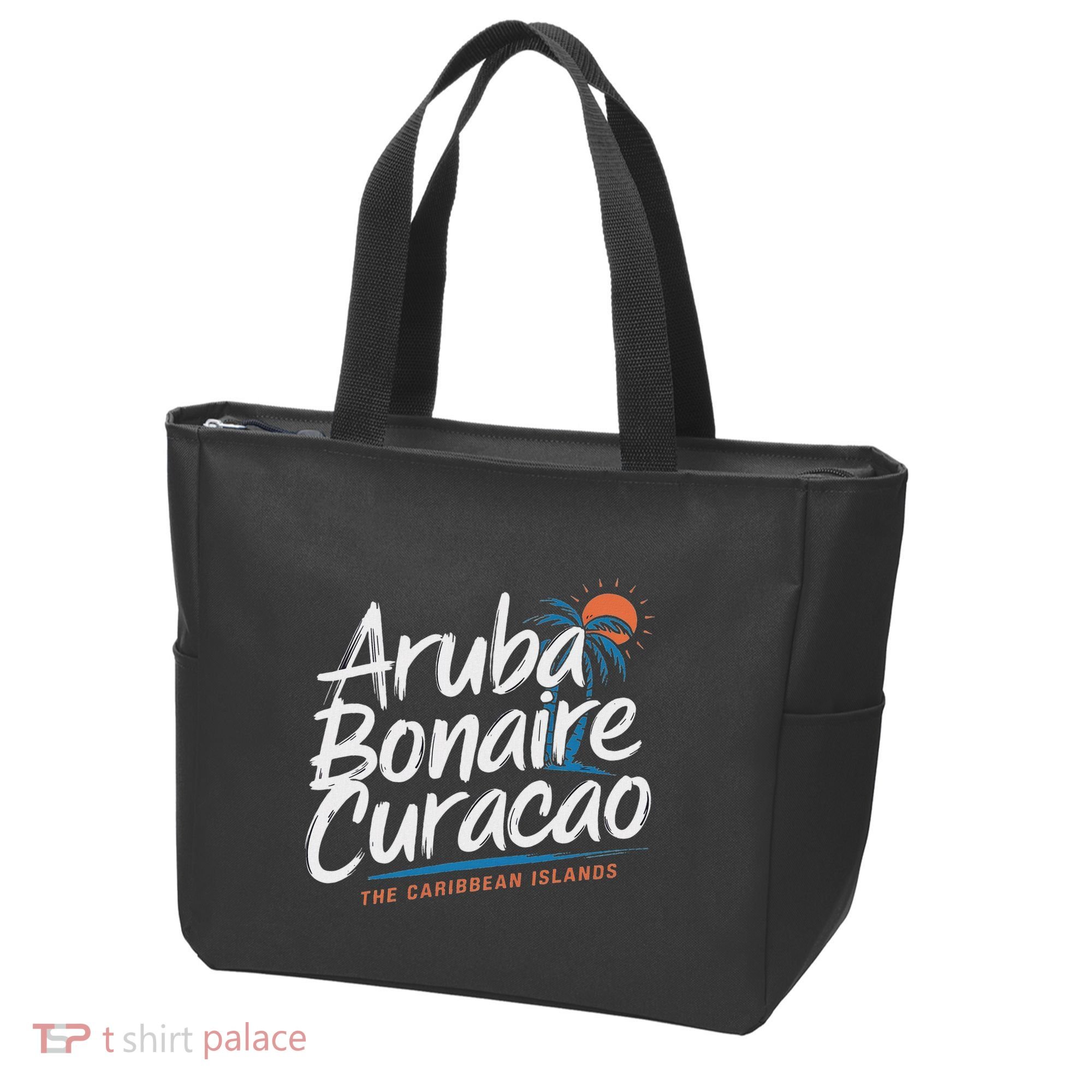 CuraçAo Bonaire Aruba The Caribbean Islands Abc Vacation Tote Bag