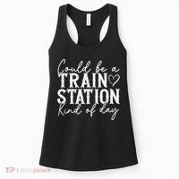 Could Be A Train Station Kinda Day Women's Tank Top thumb 0