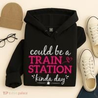 Could Be A Train Station Kinda Day Hoodie thumb 4