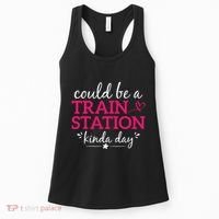 Could Be A Train Station Kinda Day Women's Tank Top thumb 0
