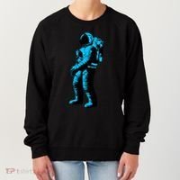 Cool Blue Astronaut Women's Sweatshirt thumb 0