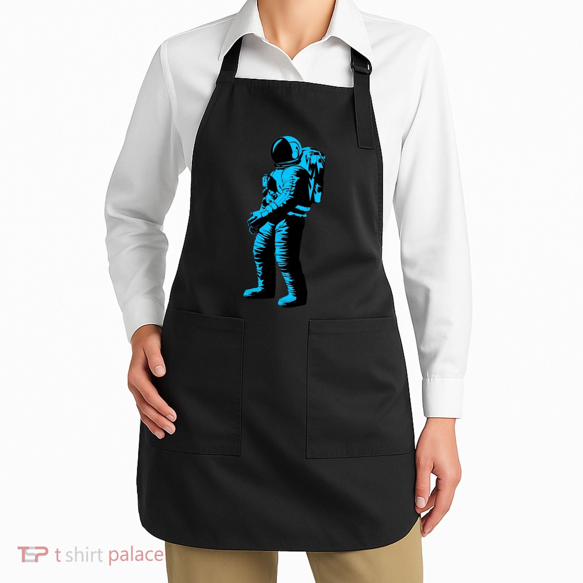 Cool Blue Astronaut Apron