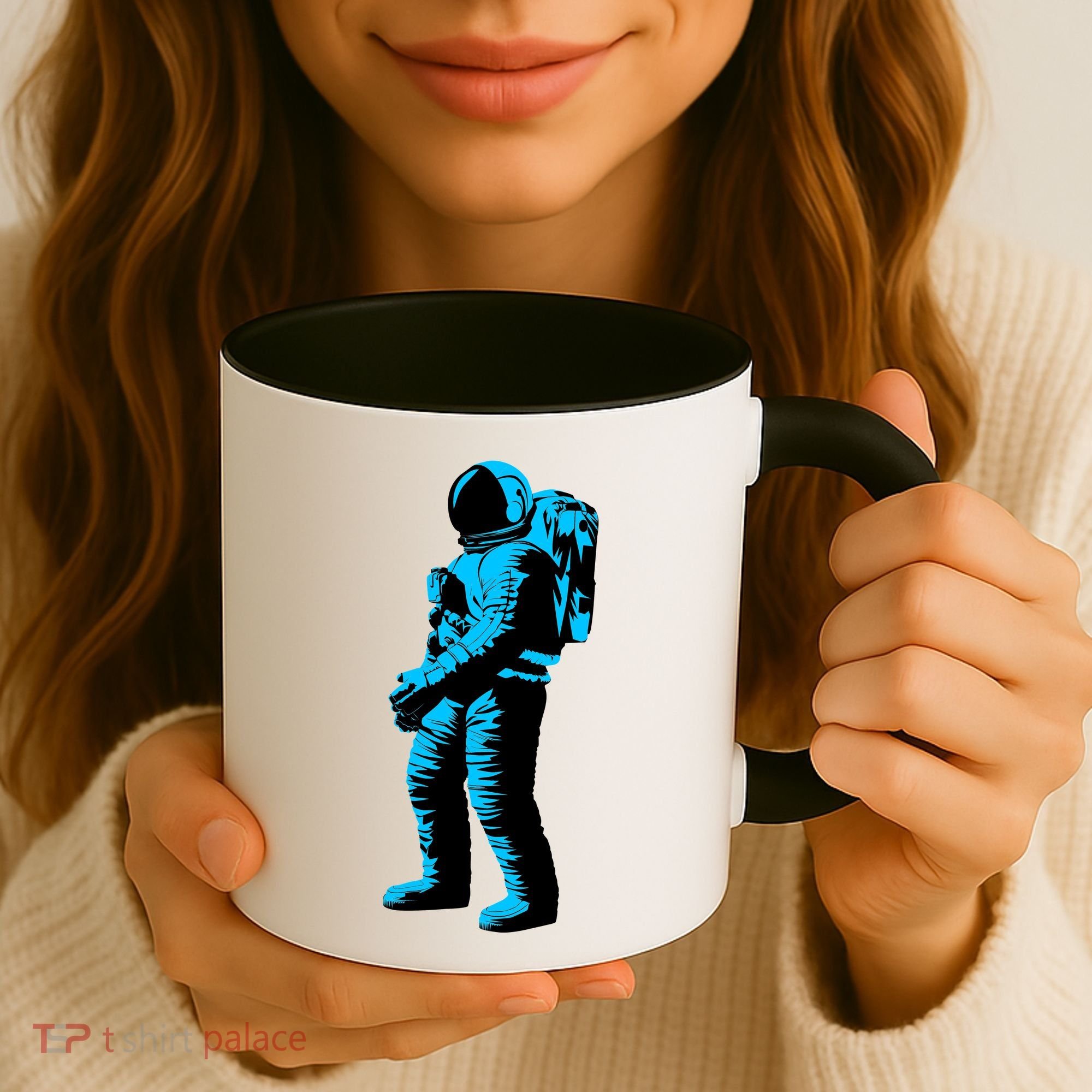 Cool Blue Astronaut Coffee Mug