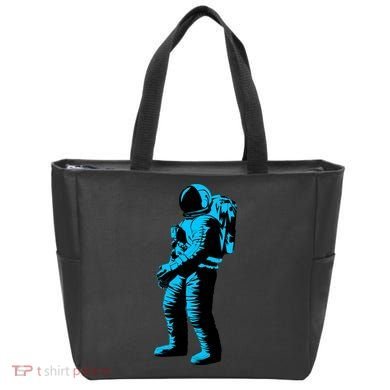 Cool Blue Astronaut Tote Bag
