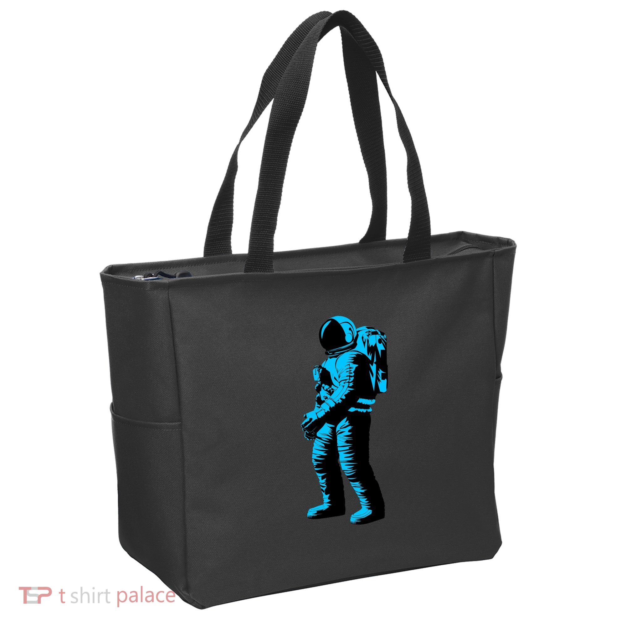 Cool Blue Astronaut Tote Bag