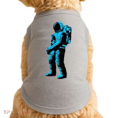 Cool Blue Astronaut Doggie Tank