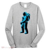 Cool Blue Astronaut Long Sleeve Shirt thumb 0