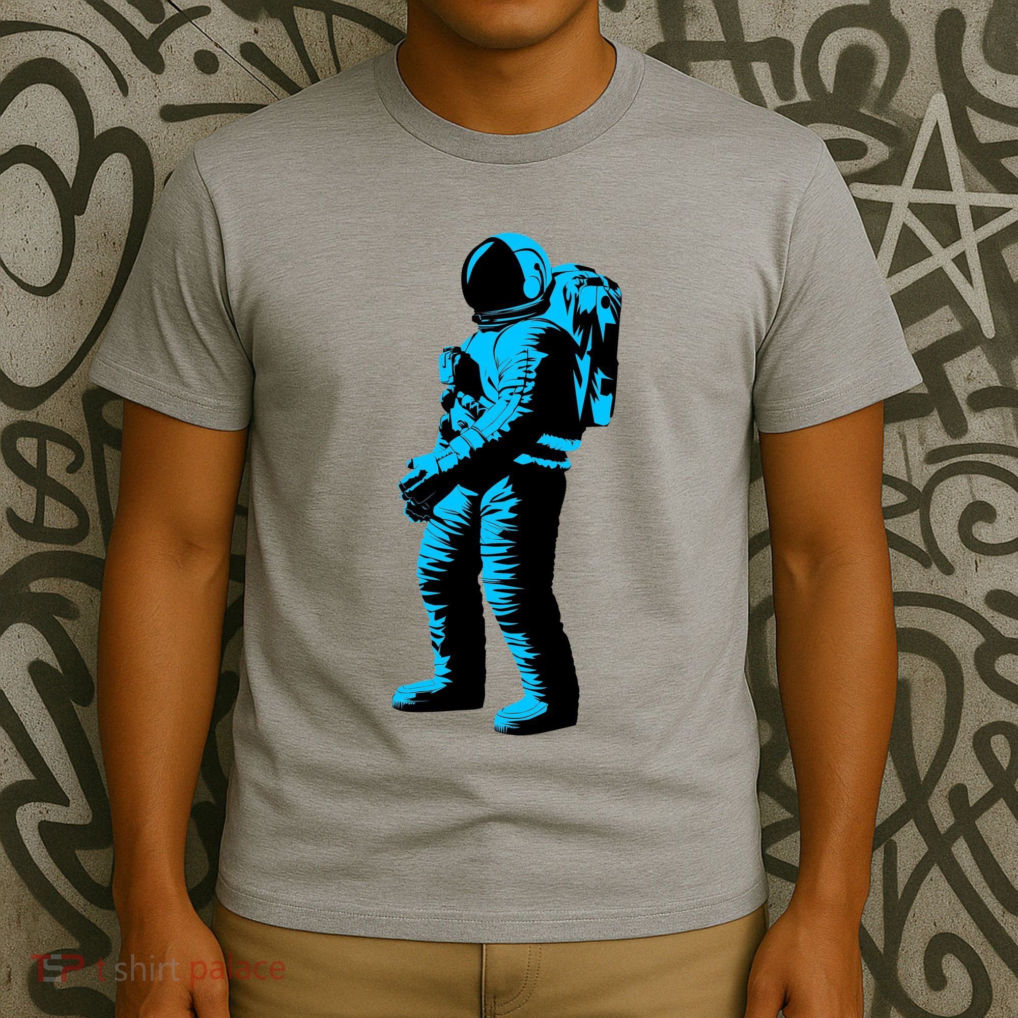 Cool Blue Astronaut T-Shirt