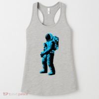 Cool Blue Astronaut Women's Tank Top thumb 0