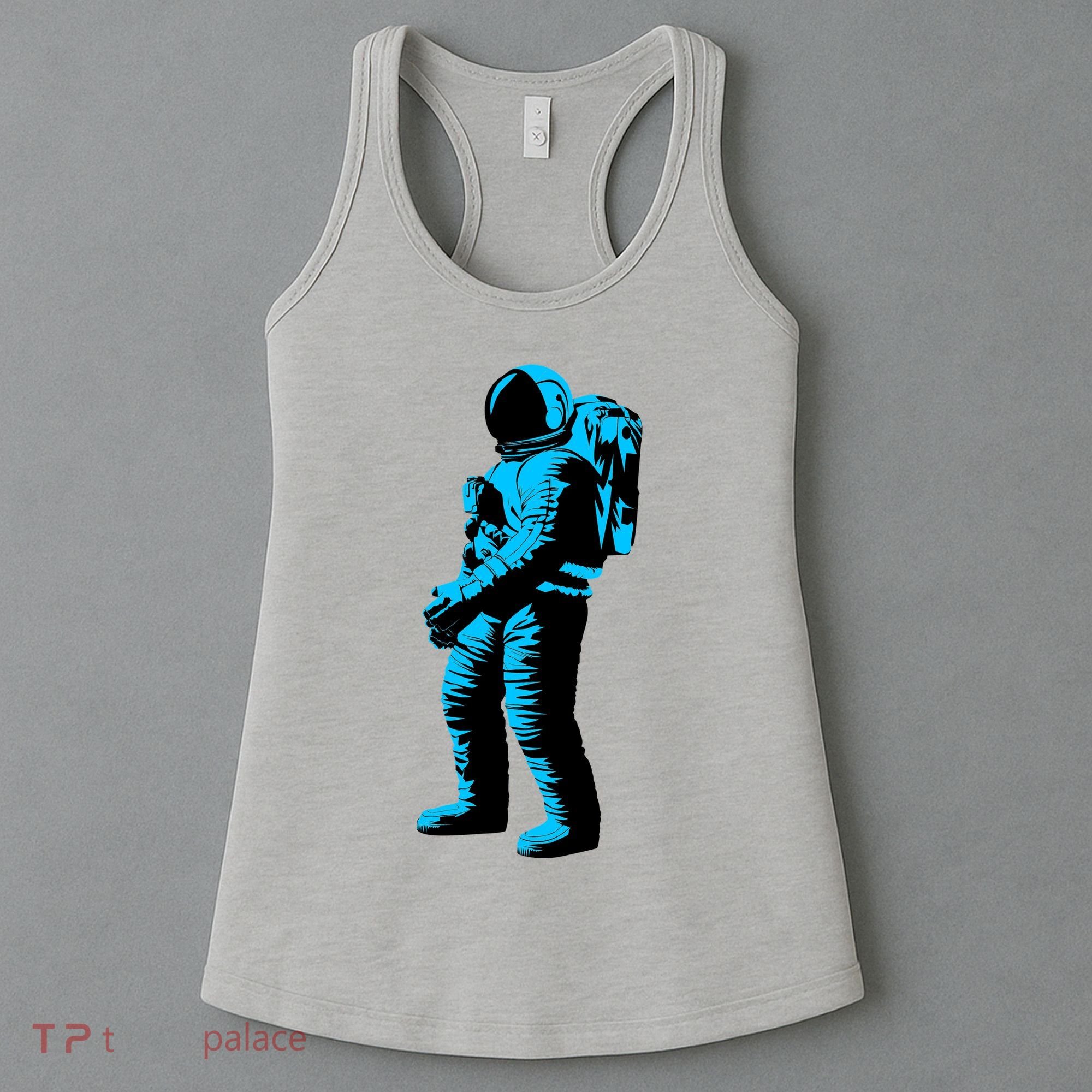 Cool Blue Astronaut Women's Tank Top
