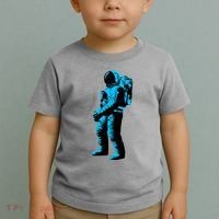 Cool Blue Astronaut Toddler T-Shirt thumb 2