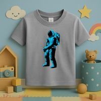 Cool Blue Astronaut Toddler T-Shirt thumb 3