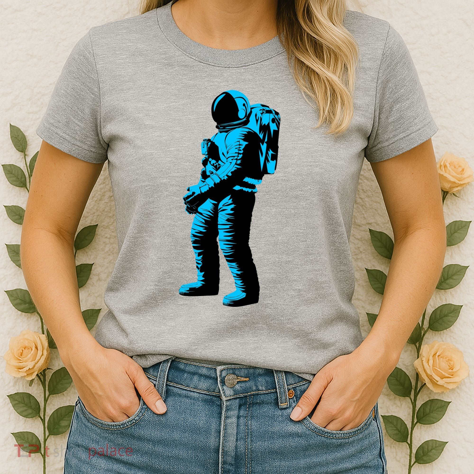 Cool Blue Astronaut Women's T-Shirt