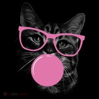 Cat Blowing Bubble Gum Ornament thumb 1