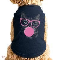 Cat Blowing Bubble Gum Doggie Tank thumb 0