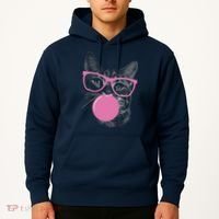 Cat Blowing Bubble Gum Hoodie thumb 2