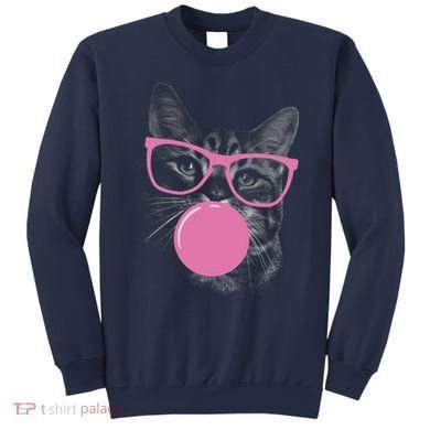 Cat Blowing Bubble Gum Sweatshirt
