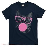 Cat Blowing Bubble Gum T-Shirt thumb 0