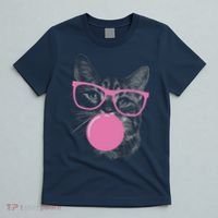 Cat Blowing Bubble Gum T-Shirt thumb 5
