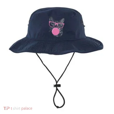 Cat Blowing Bubble Gum Bucket Hat