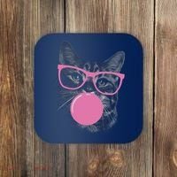 Cat Blowing Bubble Gum Coaster thumb 0