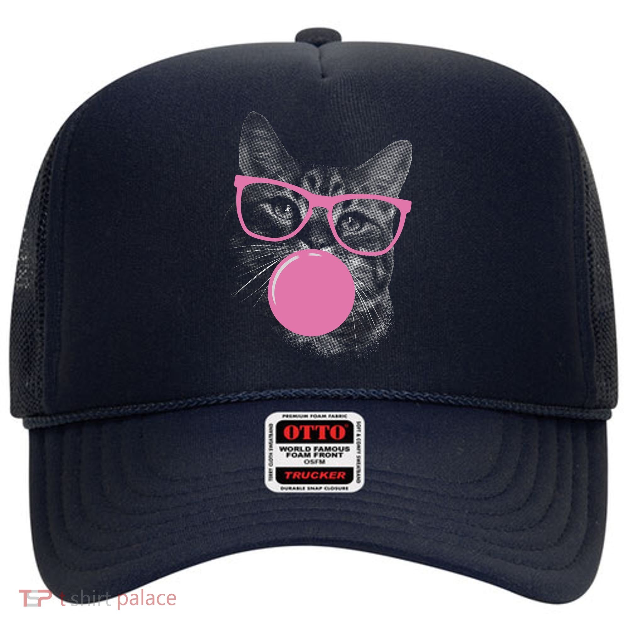 Cat Blowing Bubble Gum Hat
