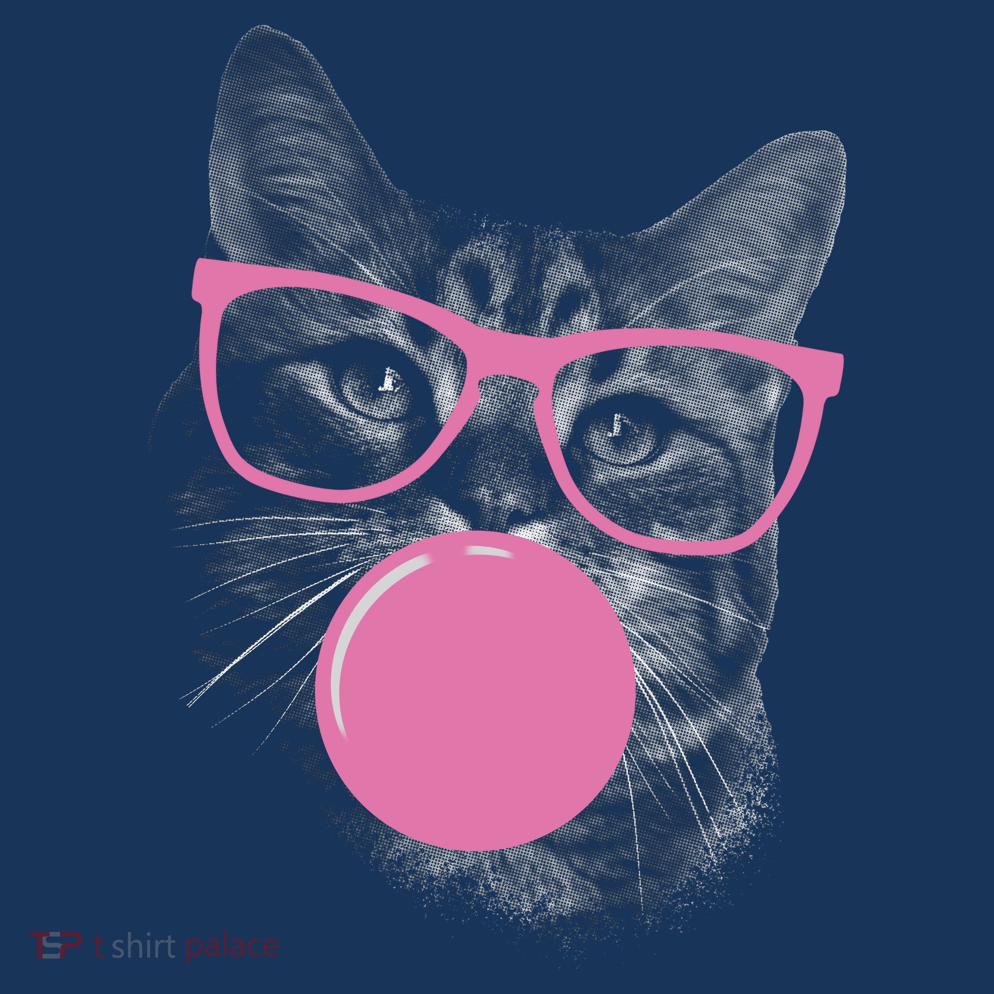 Cat Blowing Bubble Gum Kids Long Sleeve Shirt